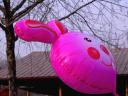 Spring Festival Rabbit Balloon in Xingtai Park Hebei China