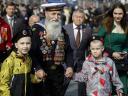 Victory Day Veteran of WWII in Red Square Moscow Russia
