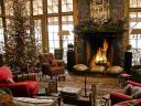 Winter Garden with Fireplace